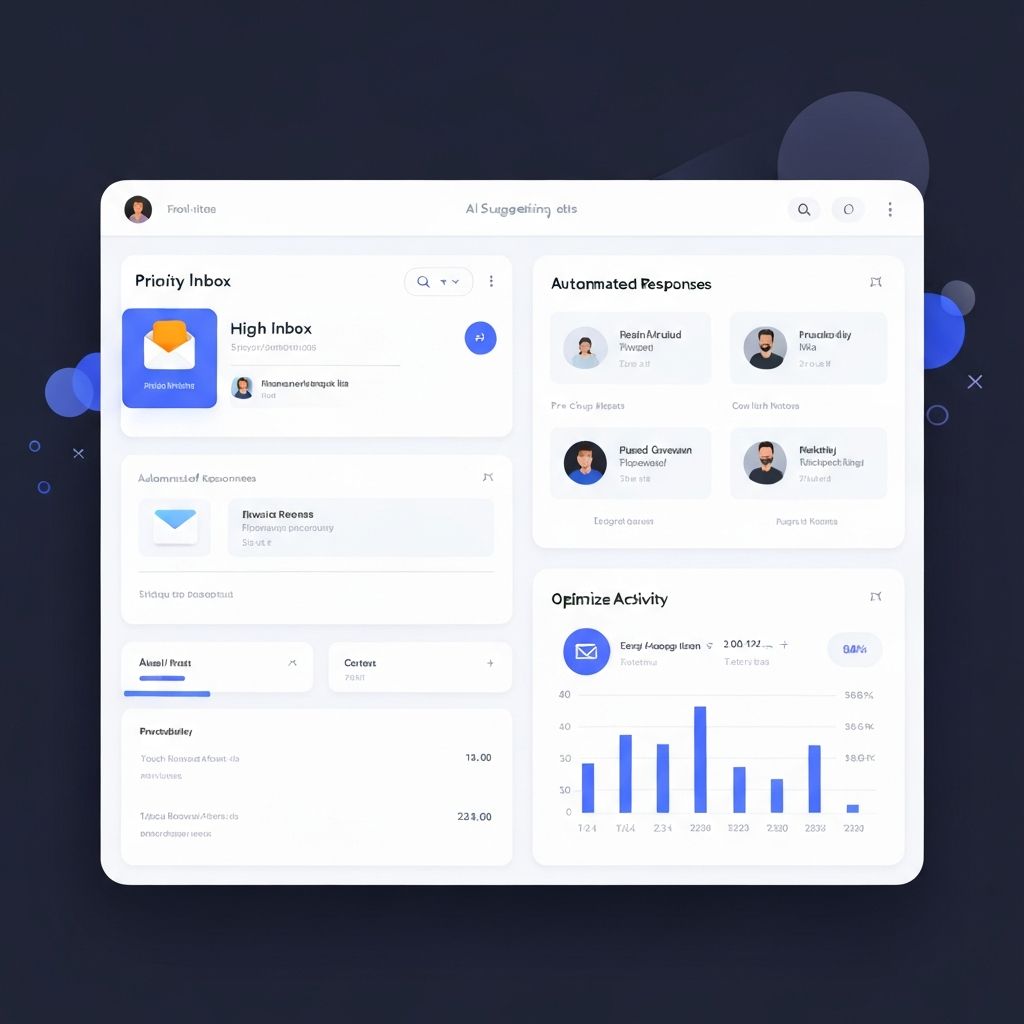 AI Inbox Autopilot Dashboard showing automated email processing and response generation